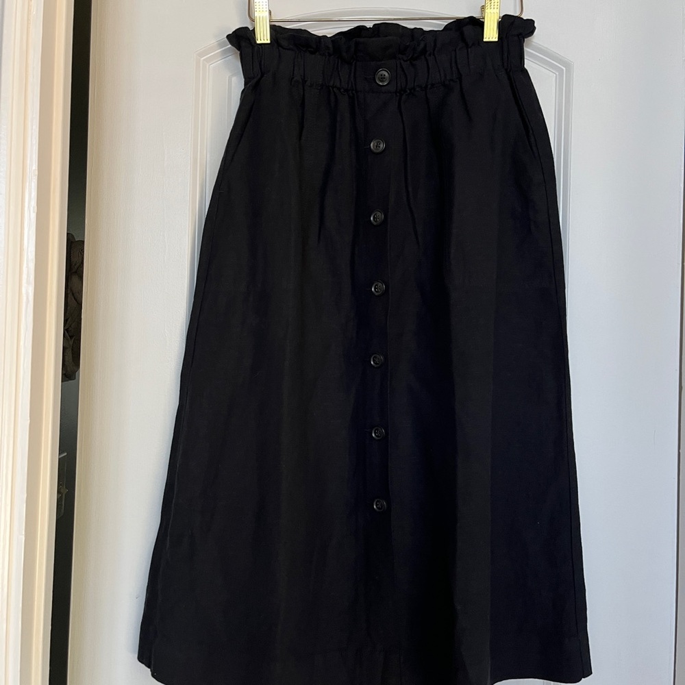 Madewell Black Skirt